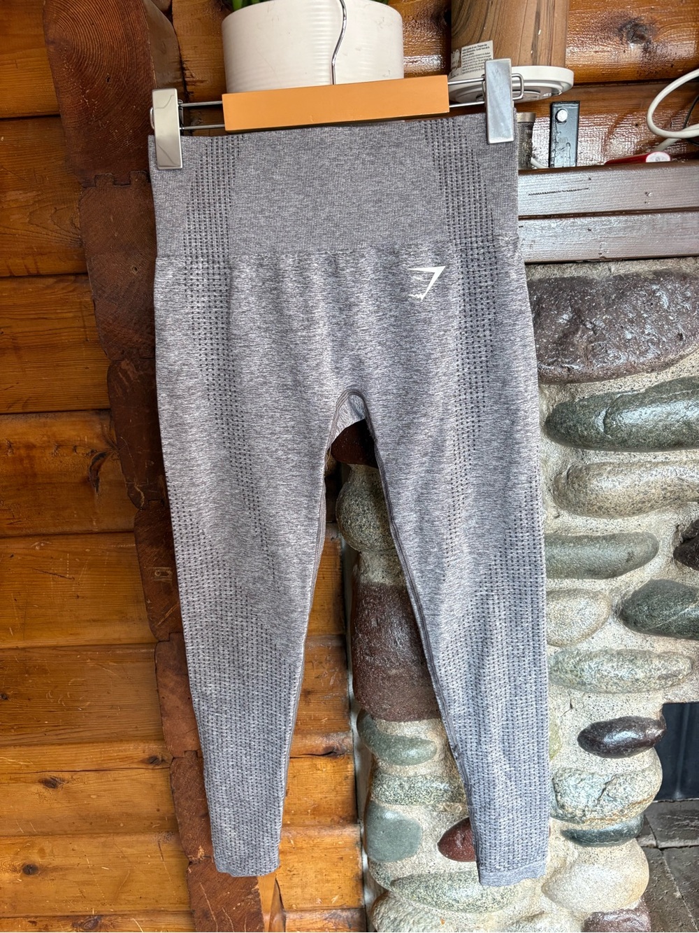 Gymshark Grey Marl High Waisted Seamless Contour Leggings XS